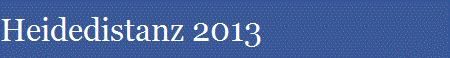 Heidedistanz 2013