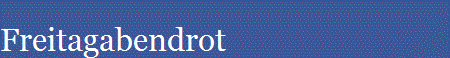 Freitagabendrot