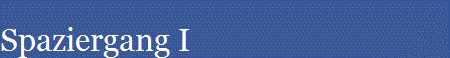 Spaziergang I
