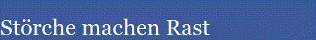 Strche machen Rast