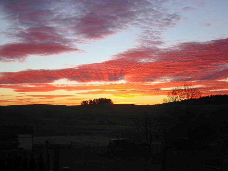 Sonnenuntergang Warte