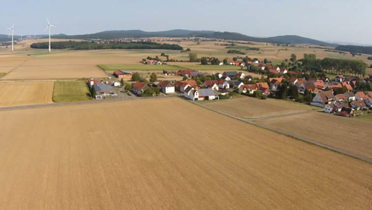 Vertrocknete Landschaft
