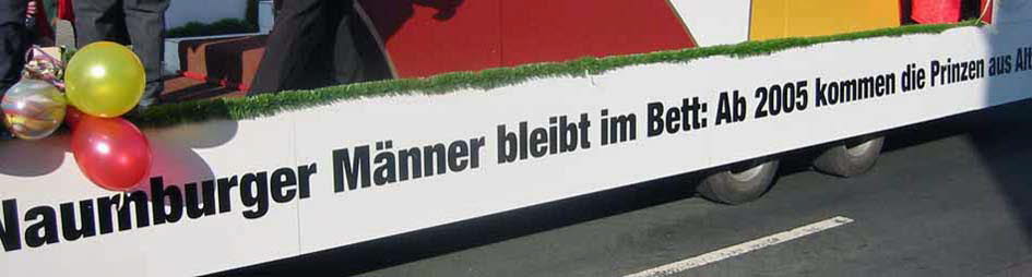 ..und die Slogans